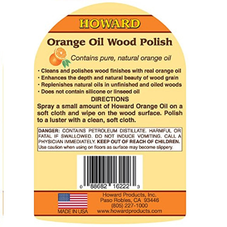 Howard S Orange Oil Furniture Polish Lincolnparkemporium