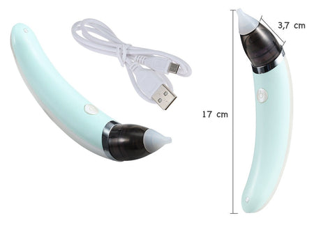 Baby Rechargeable Electric Nasal Aspirator with Dimensions