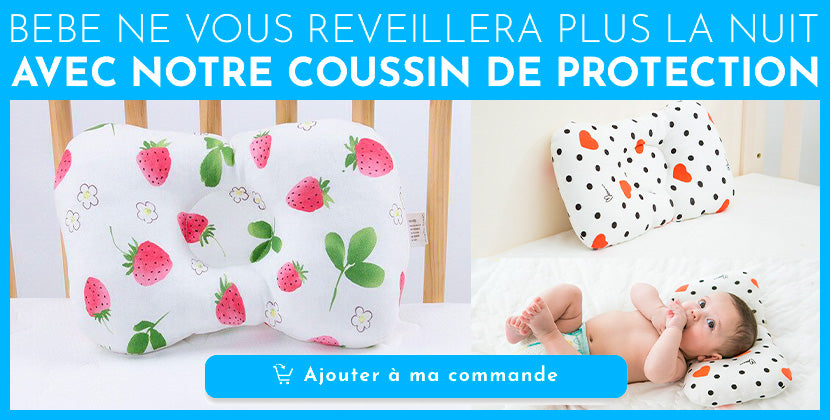 Coussin morphologique pour endormir bébé dans un confort optimal