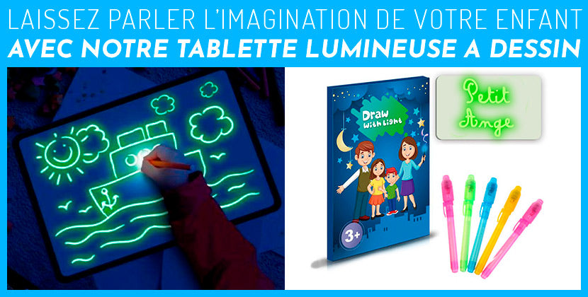 tablette lumineuse à dessin pour enfant