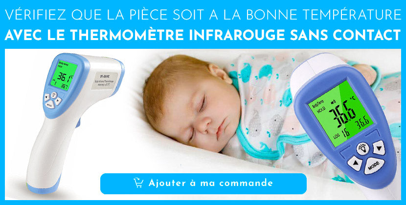 Thermomètre frontal infrarouge pour bébé et la chambre