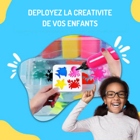 améliore la creativité chez l'enfant jouet aquatique FunnyColors™