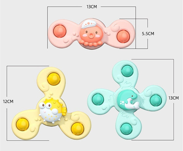 Jeu de bain spinner pour bébé