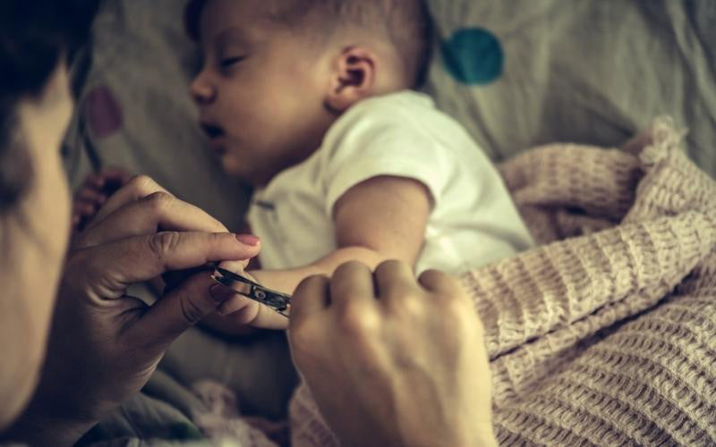 When should baby's nails be cut?