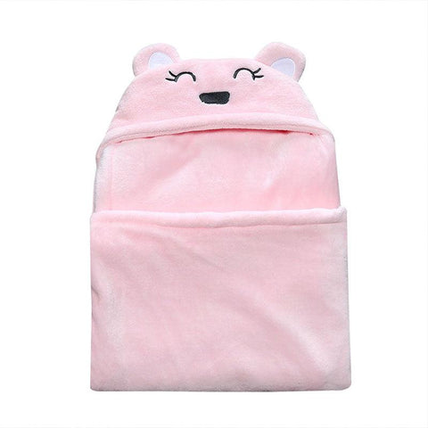 little pink teddy bear sleeping bag for your baby