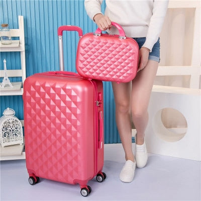 diamond luggage set