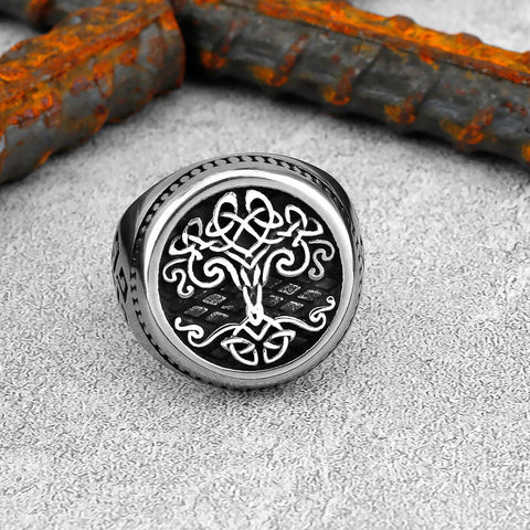 yggdrasil tree of life viking ring