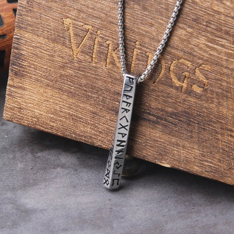 viking rune talisman necklace