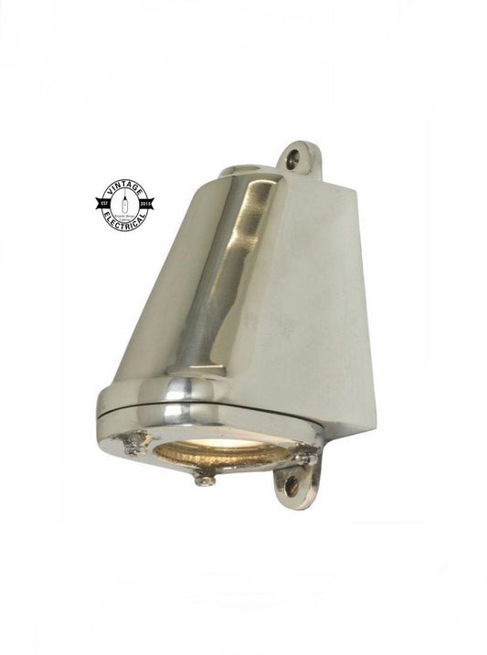 Holt ~ Outdoor & Bathroom Mast Down Wall Light LED Solid Brass