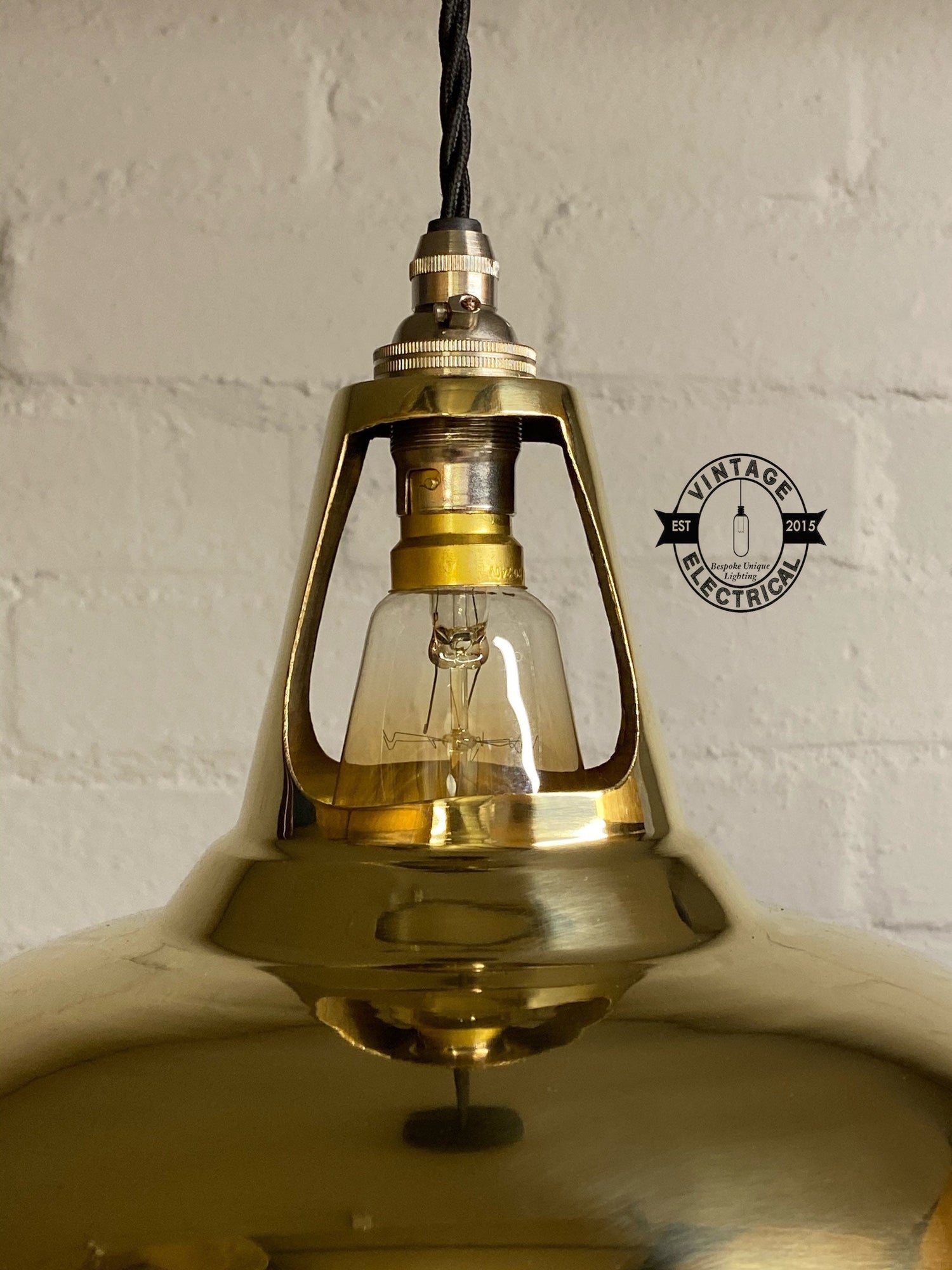 solid brass lamp shade