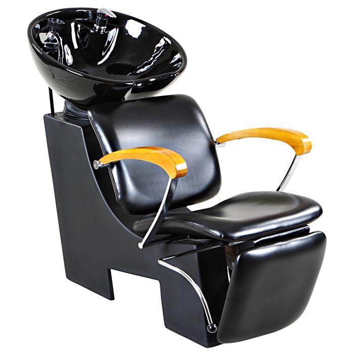 Reynolds Black Beauty Salon Shampoo Chair Sink Bowl Unit