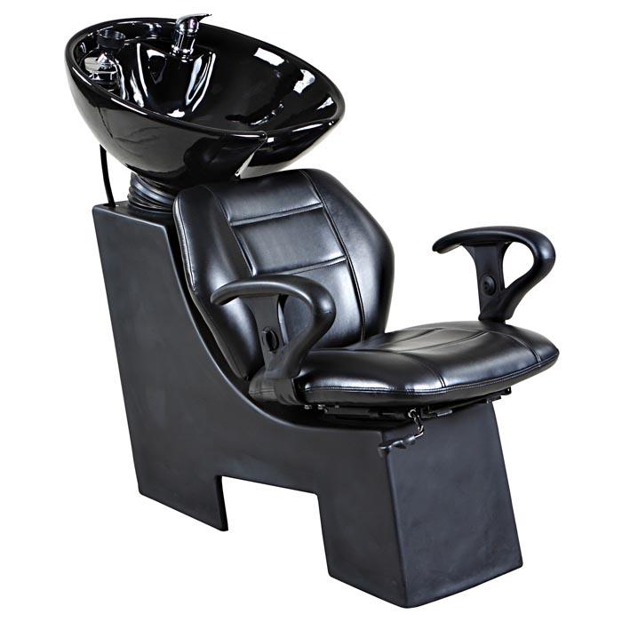 Universal Black Beauty Salon Shampoo Chair Bowl Unit Salon Guys