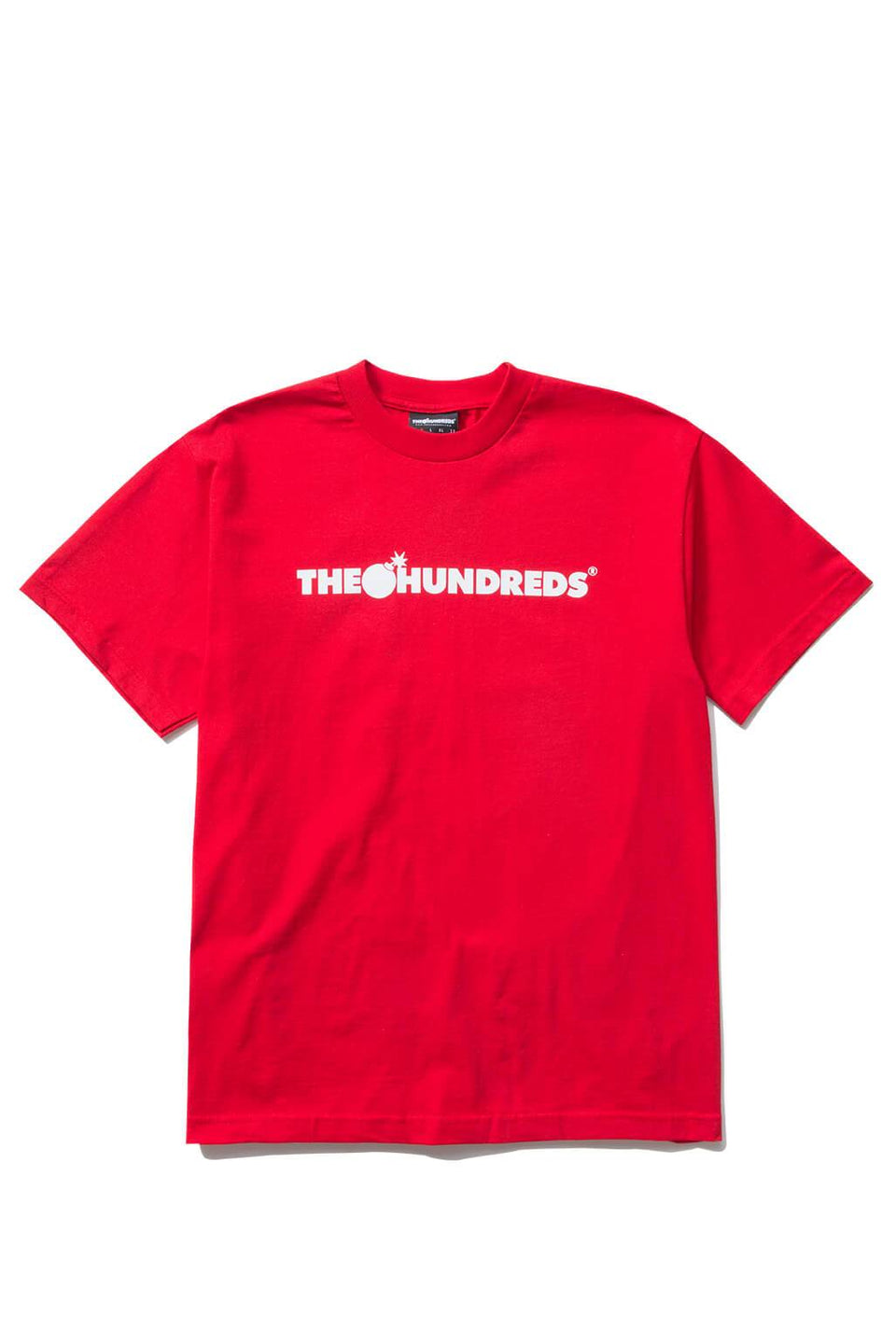 The Hundreds Forever Bar T-Shirt Red Front