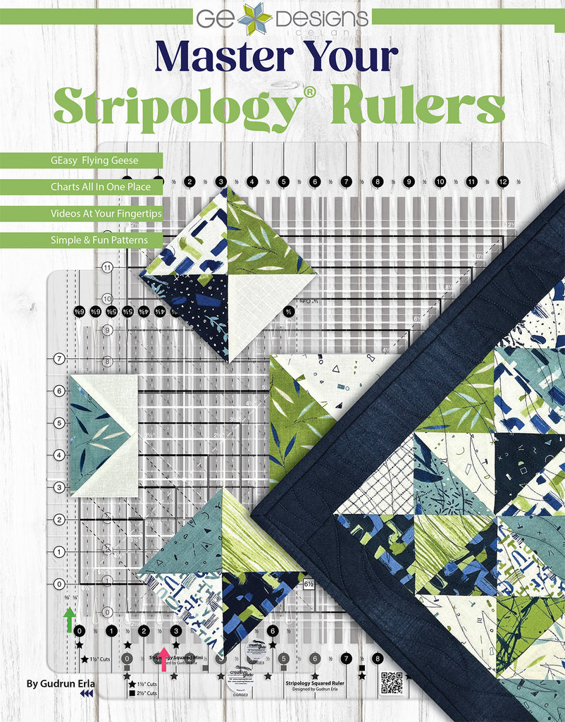 Keepsake Quilting on Instagram: NEW and in stock! It's the Creative Grids  Stripology® Quarters Mini Quilt Ruler By Creative Grids USA The Stripology®  Quarters Mini is one of the smallest rulers in