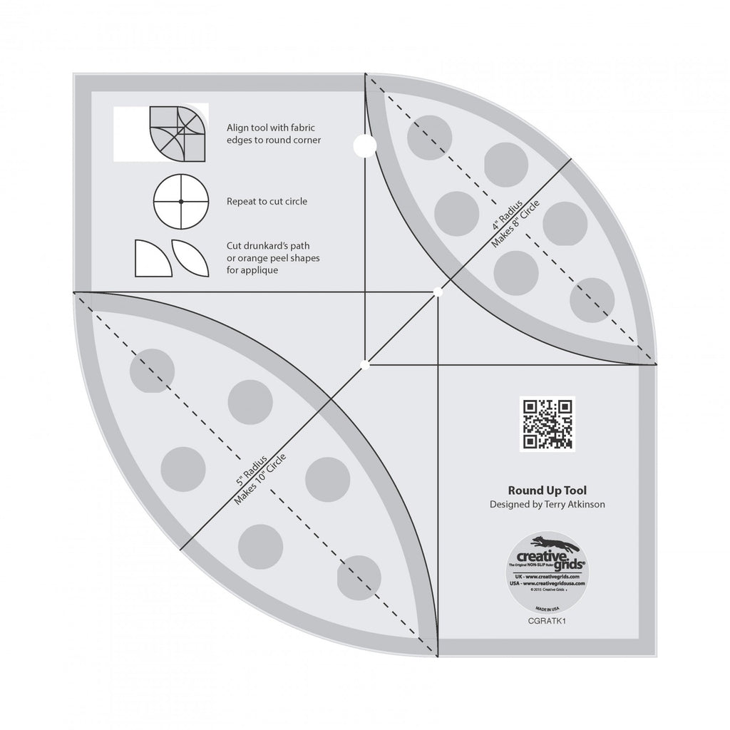 Creative Grids Bowl Cozy Template Set # CGRBOWLS – A1 Reno Vacuum & Sewing