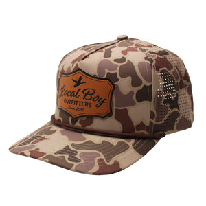 Local Boy Duck Buckle Perf Rope Hat - Phantom Outdoors