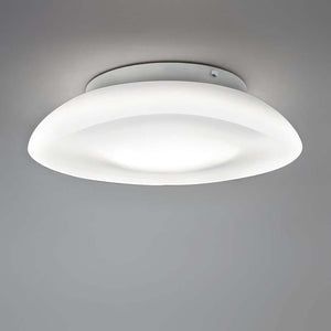 Artemide Rd502110 Lunex 2x60w E26 17 Inch Wall Ceiling Light 120v