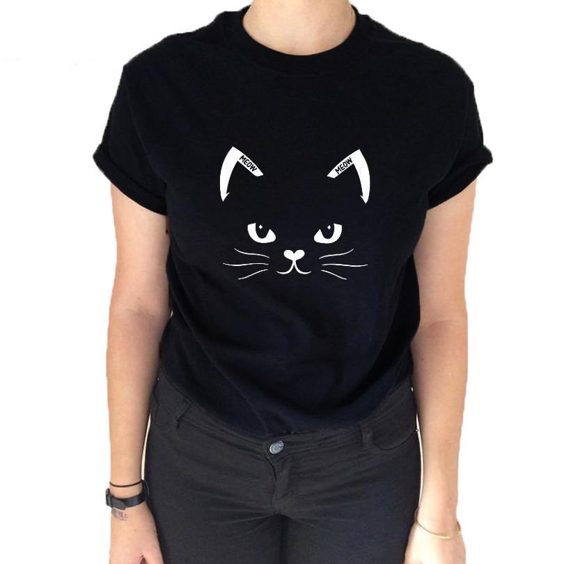 cat face shirt