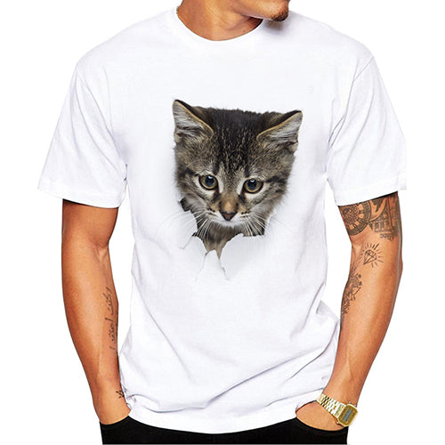 Kitten White T Shirt - Only Cat Shirts