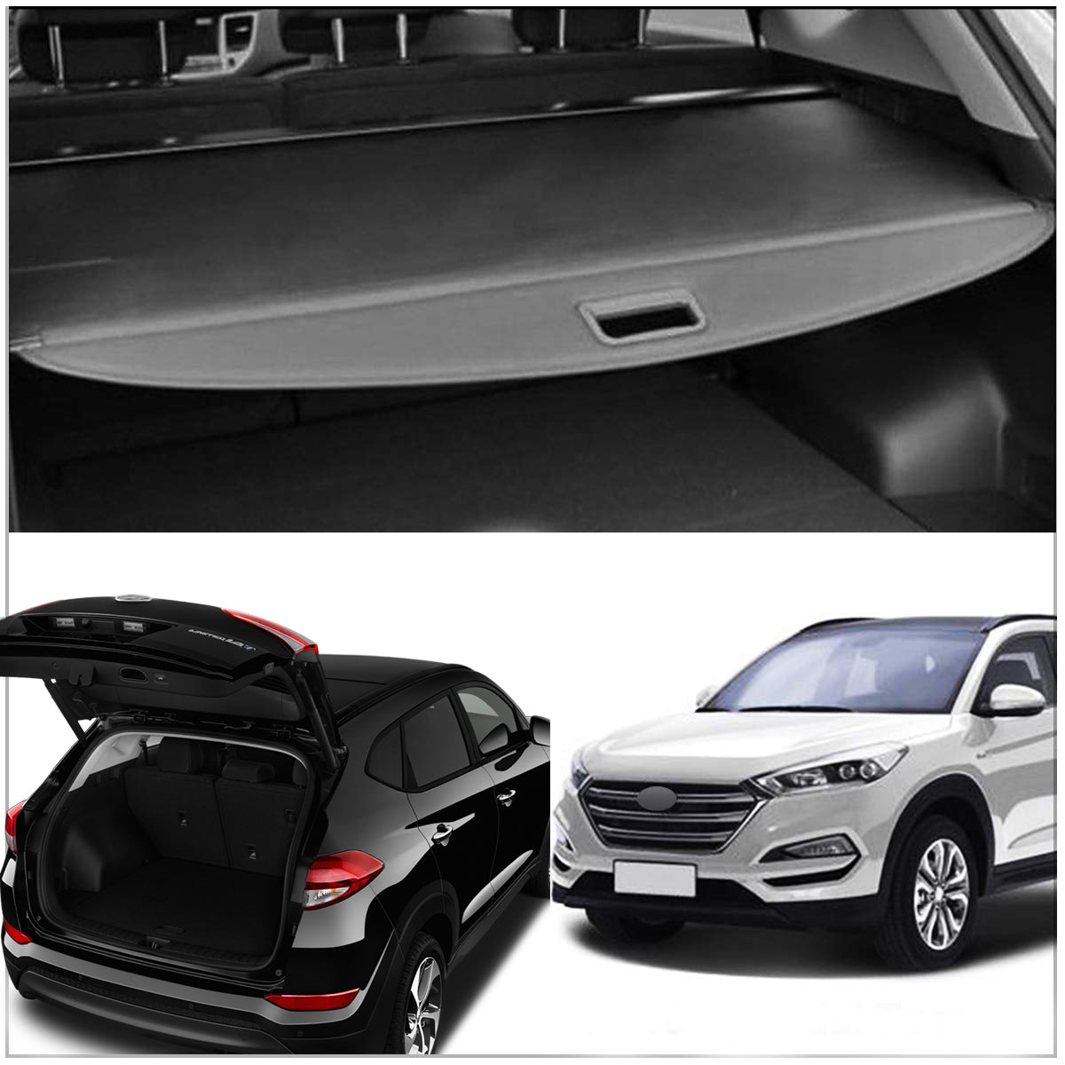 Retractable Trunk Cargo Cover Luggage Shade Shield Tucson 4151821200