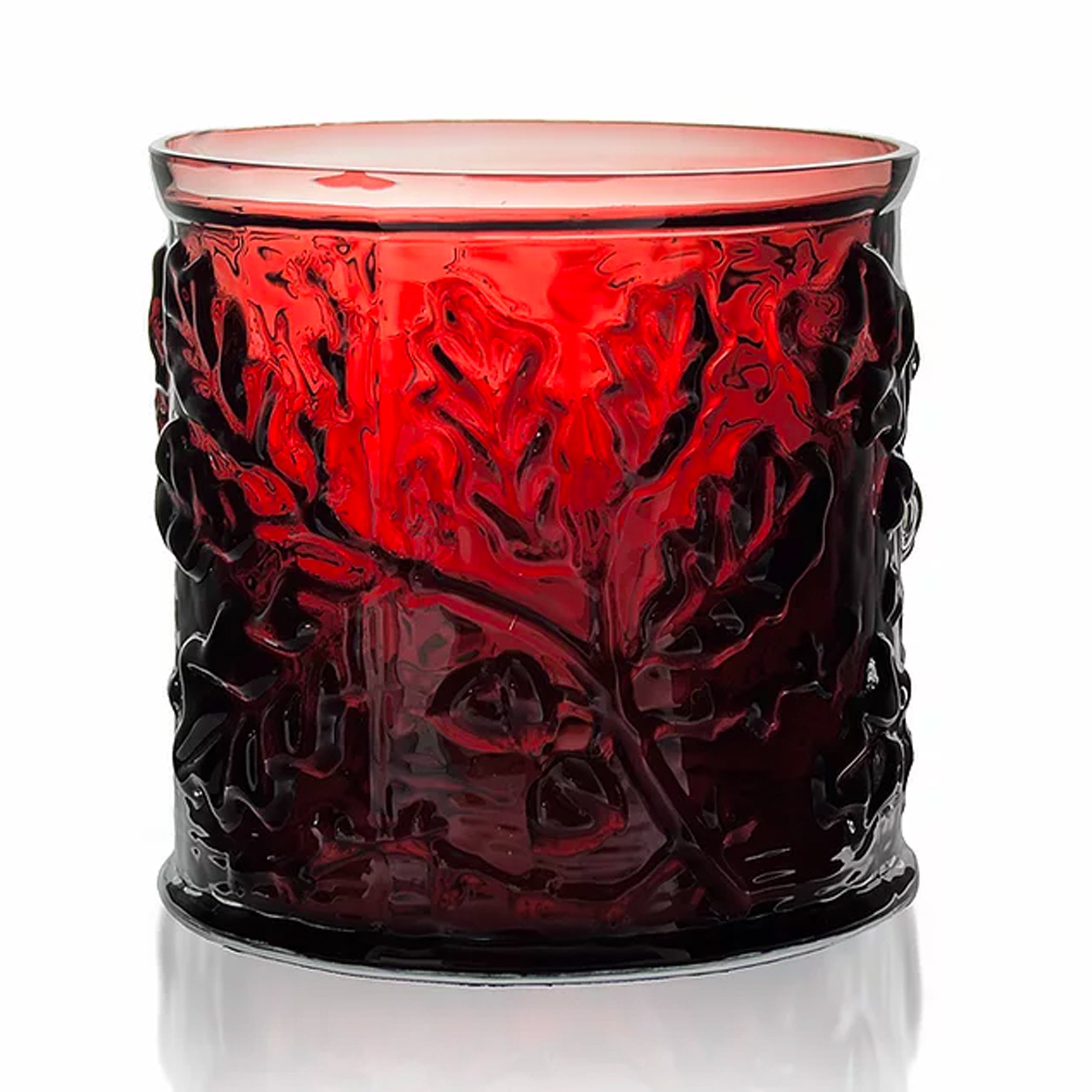 The Royal Oak - Vase/ Hurricane - Dark Red - Nordic Designs Stockholm product image