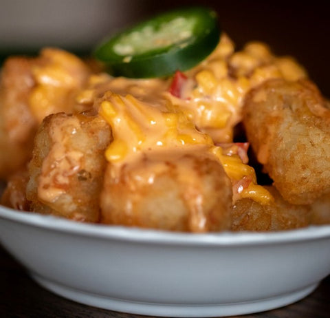Birdie's Pimento Cheese - Tater Tots - AR's Hot Southern Honey