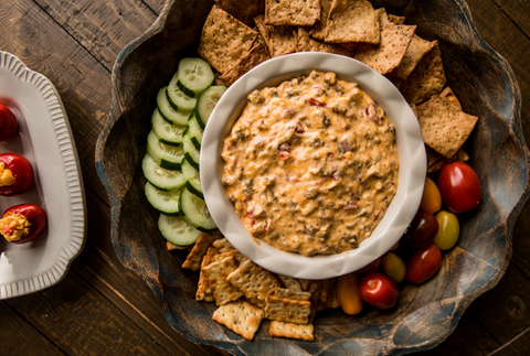 Birdie's Pimento Cheese Sausage dip for Super Bowl Sunday