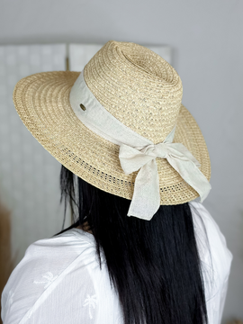 Bow Trim Panama Hat