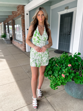 Paradise Halter Mini Dress