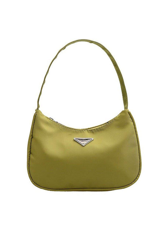 Small Lime Green Nylon 90's Handbag
