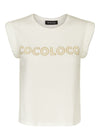 Girls White CocoLoco Slogan T-shirt-TeenzShop