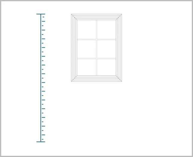 Measure Curtain Length