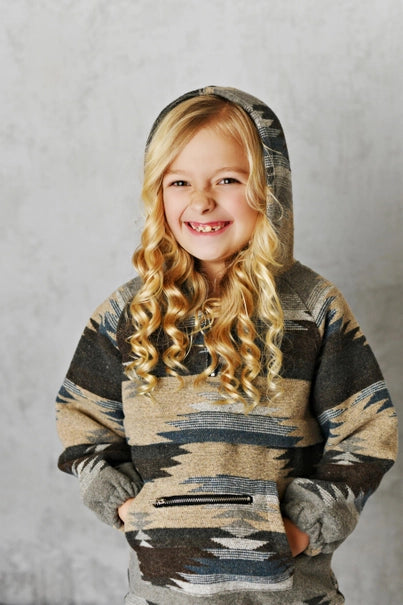 Aiden Aztec Hooded Pullover