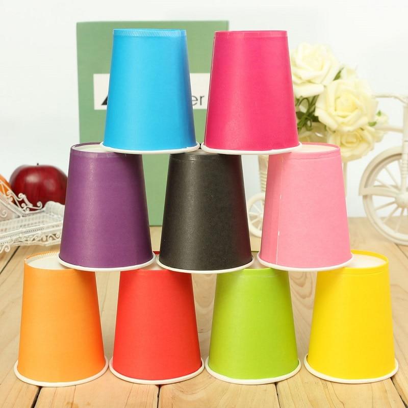 Touch of Color 9oz. Lime Green Hot/Cold Paper Cups - 24ct.