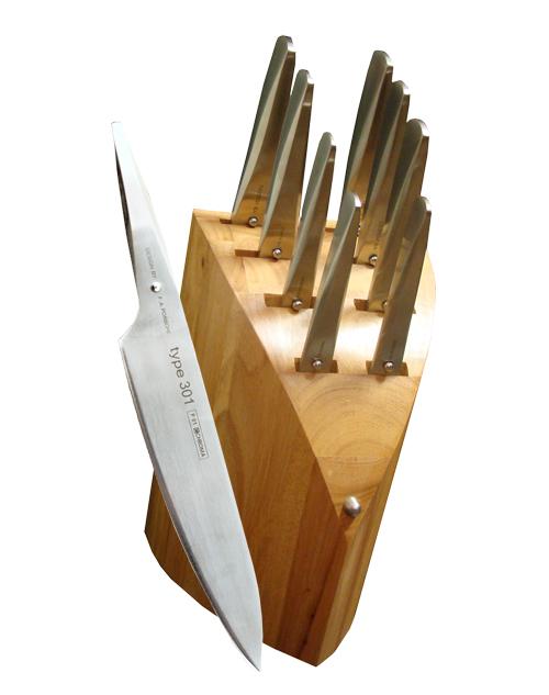 Chroma Type 301 Japanese Chef's Kitchen Knife Block Set 10-Piece