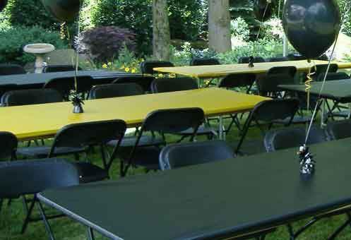 Solid Colored Kwik-Covers Rectangular Plastic Fitted Table Covers