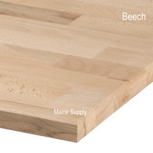 Beech wood tabletop from Maine Supply