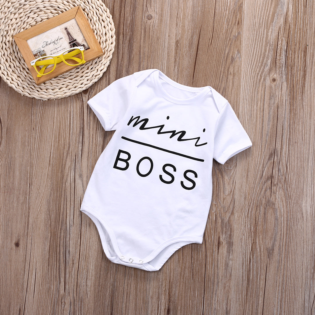 baby boss romper