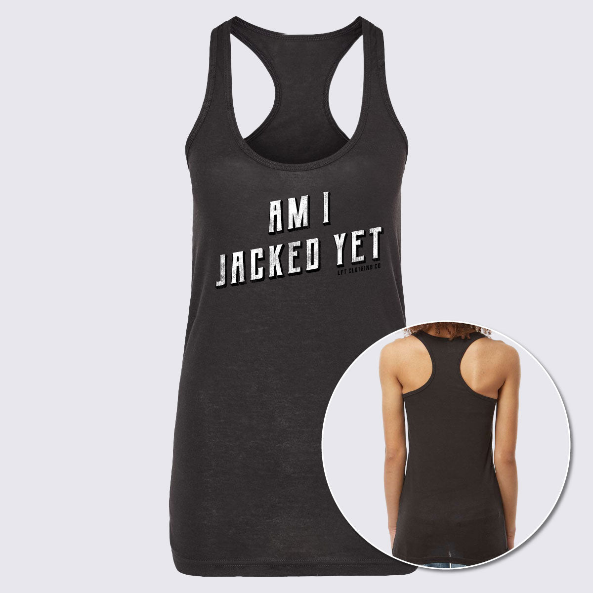 The Limit Does Not Exist Racerback Crop Tank - The LFT Clothing