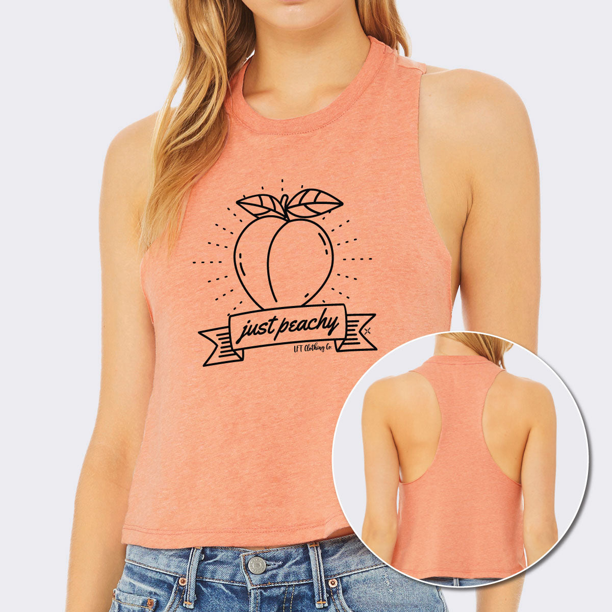 The Limit Does Not Exist Racerback Crop Tank - The LFT Clothing
