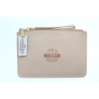Clutch Bag With Handle & Embossed Text "Gemma"
