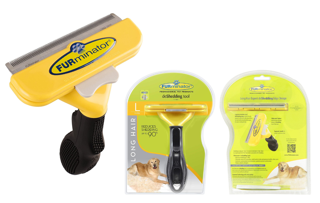 FURminator deShedding Tool for Dogs - Large - Long Hair - 101008