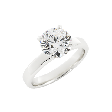 2.00 CT Round Cut Colorless Moissanite Engagement Rings for Women