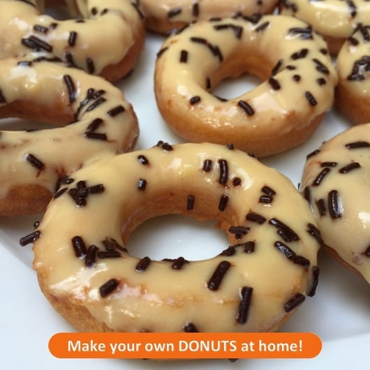 donut with vanilla custard