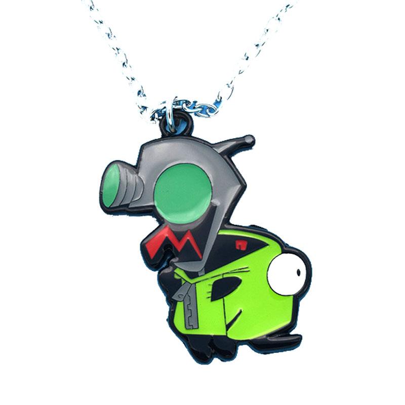 Invader Zim Gir Dog Suit Necklace