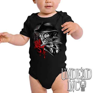 freddy krueger baby onesie