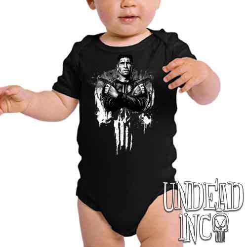 punisher baby onesie