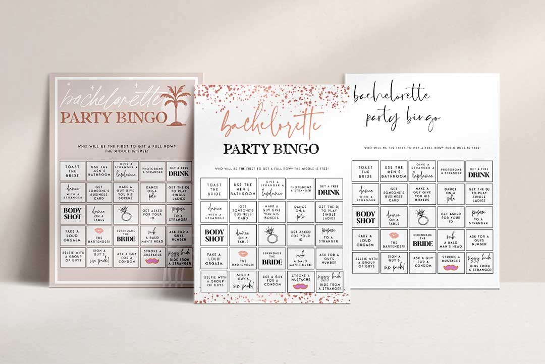 Bachelorette Party Bingo – OhHappyPrintables