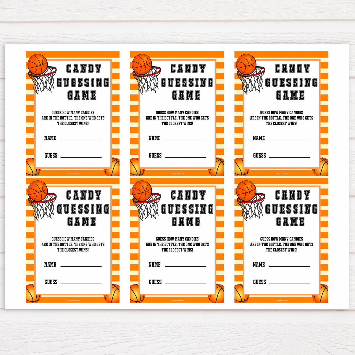 Candy Guessing Game Free Printable Printable Templates