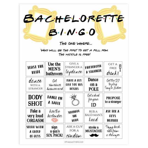 bachelorette-bingo
